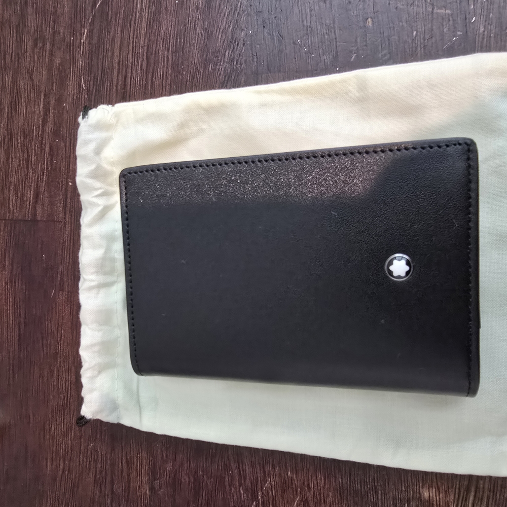Montblanc Black Leather Key & Card Holder